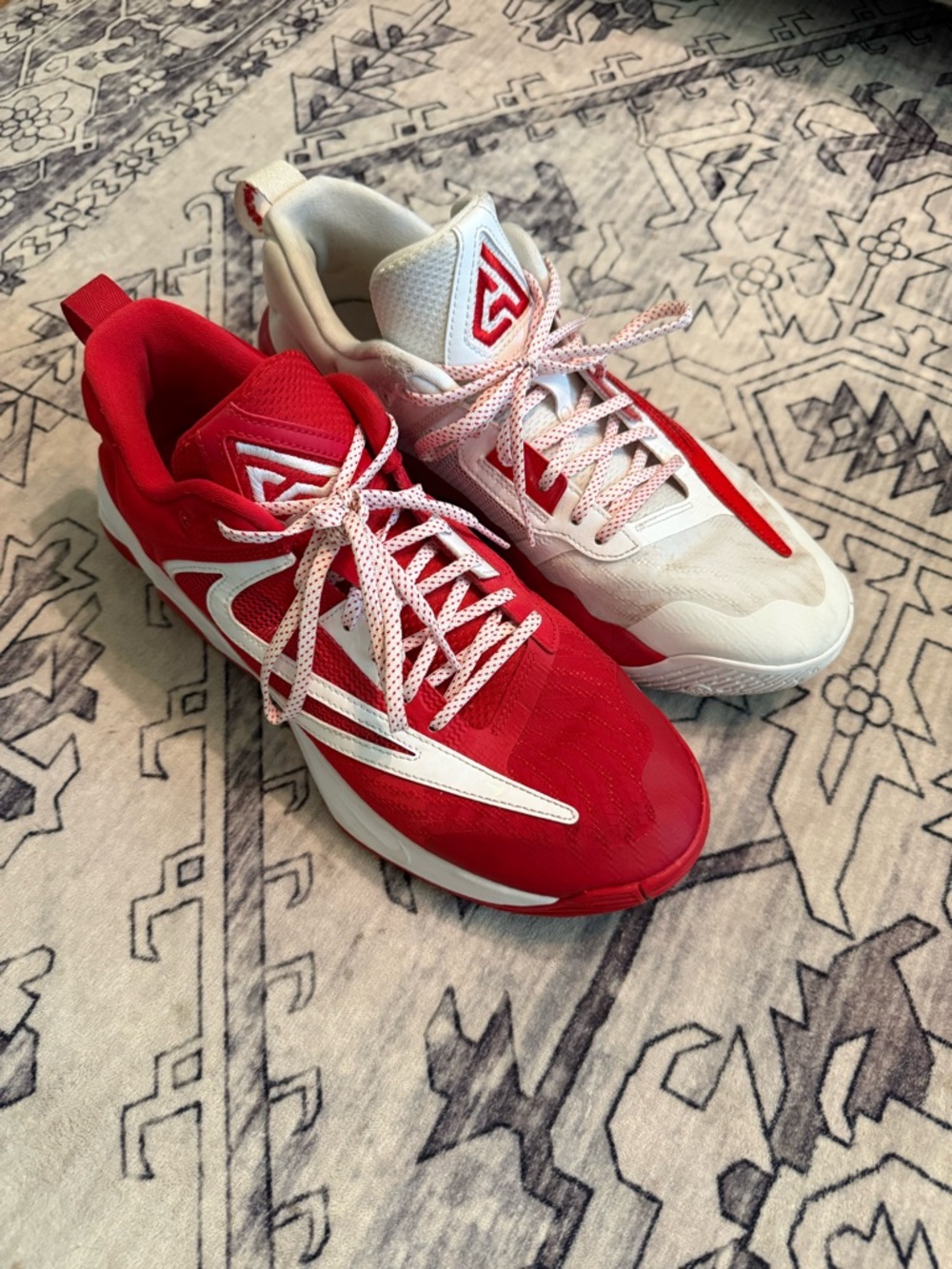 NIKE GIANNIS LMMORTALITY ASW BASKETBALL TRAINERS MEN SHOES WHITE/RED SIZE 11